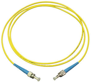 3.0mm cable diameter Low insertion loss, high return loss ST - FC Fiber Optic Patch Cord