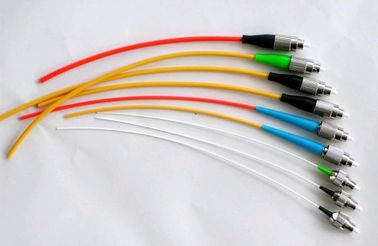 white color RoHS ISO LSZH/Low Insertion Loss and High Return Loss FC APC 0.9mm Fiber Optic Pigtail