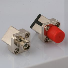 Zinc alloy Square type Simplex / Duplex Hybrid Type Fiber Optic Adapter for Active Device Termination