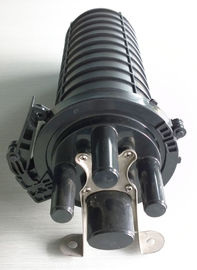 Black Water Proof Fiber Optic Splice Closure Dome Type Fiber Splice Enclosure