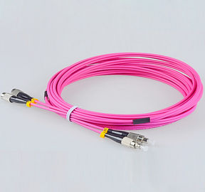 Length Can be customized SC/PC-FC/PC OM3 3.0mm aqua fiber optic patch cord customized