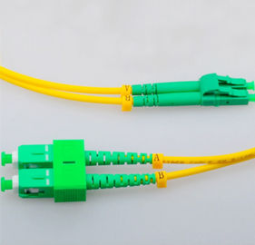 High precision of ceramic ferrule, FC - LC Fiber Optic Patch Cord