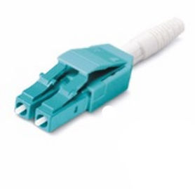 LC SM/MM/OM3 Duplex Uniboot Fiber Optics Connector Aqua , Beige Or Blue Color