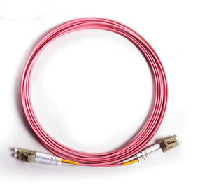 LSZH 0.9 2.0 3.0mm ISO certificate Fiber Optic Patch Cord LC-ST Multimode Simplex
