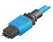 Aqua color 8 core / 12 core / 24 core Fiber Optical MPO/MTP Patch cord / MPO Connector