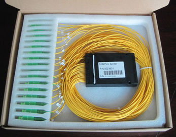 Environmental Stable 1×8 PLC Fiber Optic Splitter for CATV Systems & Fiber Sensors