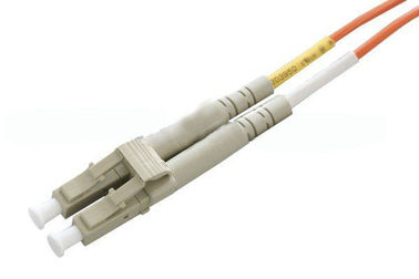 Orange LSZH cable Fiber Optic Patch Cord LC-ST Multimode Duplex