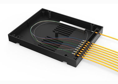 1×4 PLC Fiber Optic Splitter ABS package SC/APC Connector for FTTX Networks