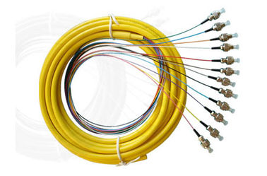 white color RoHS ISO LSZH/Low Insertion Loss and High Return Loss FC APC 0.9mm Fiber Optic Pigtail
