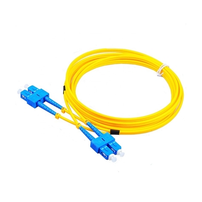 SC/UPC G652D Single Mode LSZH 2.0mm Fiber Optic Patch Cords