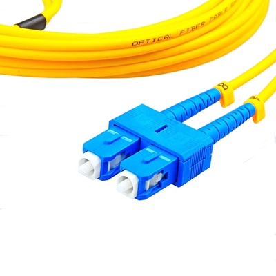 SC/UPC G652D Single Mode LSZH 2.0mm Fiber Optic Patch Cords