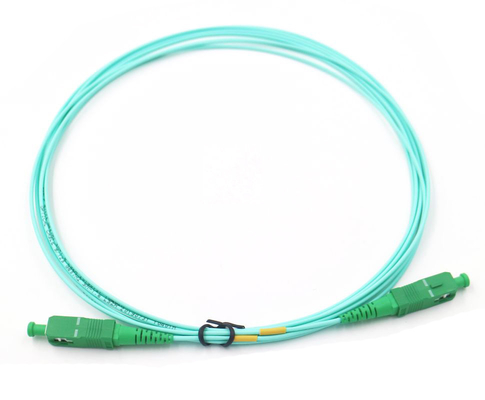 FTTH OM3 Simplex Aqua 3m Sc Apc To Sc Apc Patch Cords