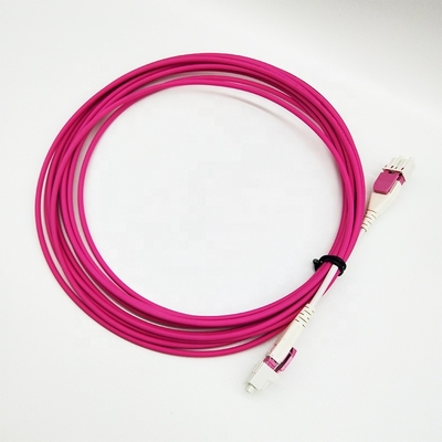 High Quality LC Uniboot Patch Cord , OM3 OM4 Optic Fiber Cable LC/UPC-LC/UPC Duplex 2.0mm Suncall LC Connector