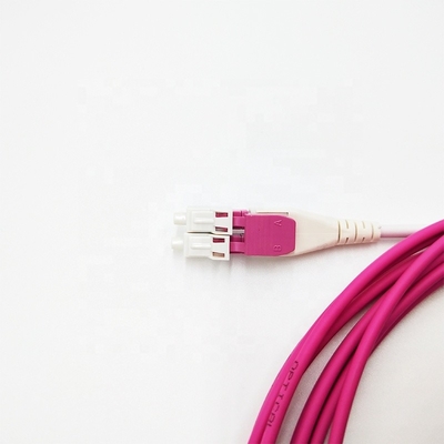 High Quality LC Uniboot Patch Cord , OM3 OM4 Optic Fiber Cable LC/UPC-LC/UPC Duplex 2.0mm Suncall LC Connector