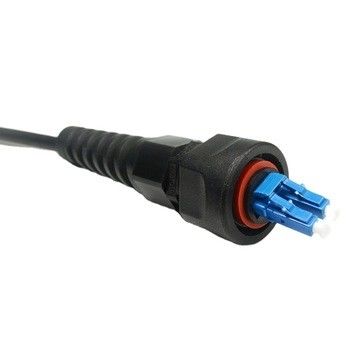 Waterproof Duplex LC ODVA Fiber Optic Connector Assembly