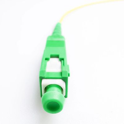 0.9 2.0 3.0mm LSZH Fiber Optic Patch Cable SC / APC Simplex SM Low Insertion Loss