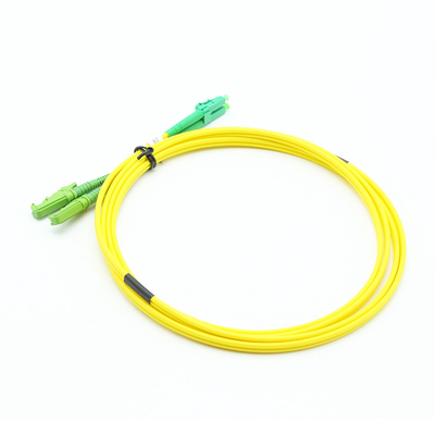FTTH Singlemode Duplex E2000 APC- LC APC Fiber Optic Patch Cord 3.0mm Patch Cable LSH- LC Fiber Optical Jumper