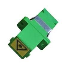 Blue Dust Cap Simplex Auto Shutter SC Fiber Optic Coupler