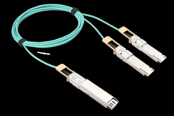 गुणवत्ता डिजिटल नैदानिक कार्यों के लिए OSFP 800G से QSFP112 2 x 400G AOC फैक्टरी