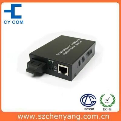 फाइबर ऑप्टिक मीडिया कन्वर्टर (10/100/1000बेस-टीएक्स से 1000बेस-एसएक्स 850nm मल्टी मोड 220/550M)
